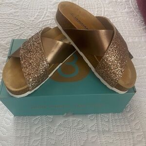 Samosan Glitter Sandals